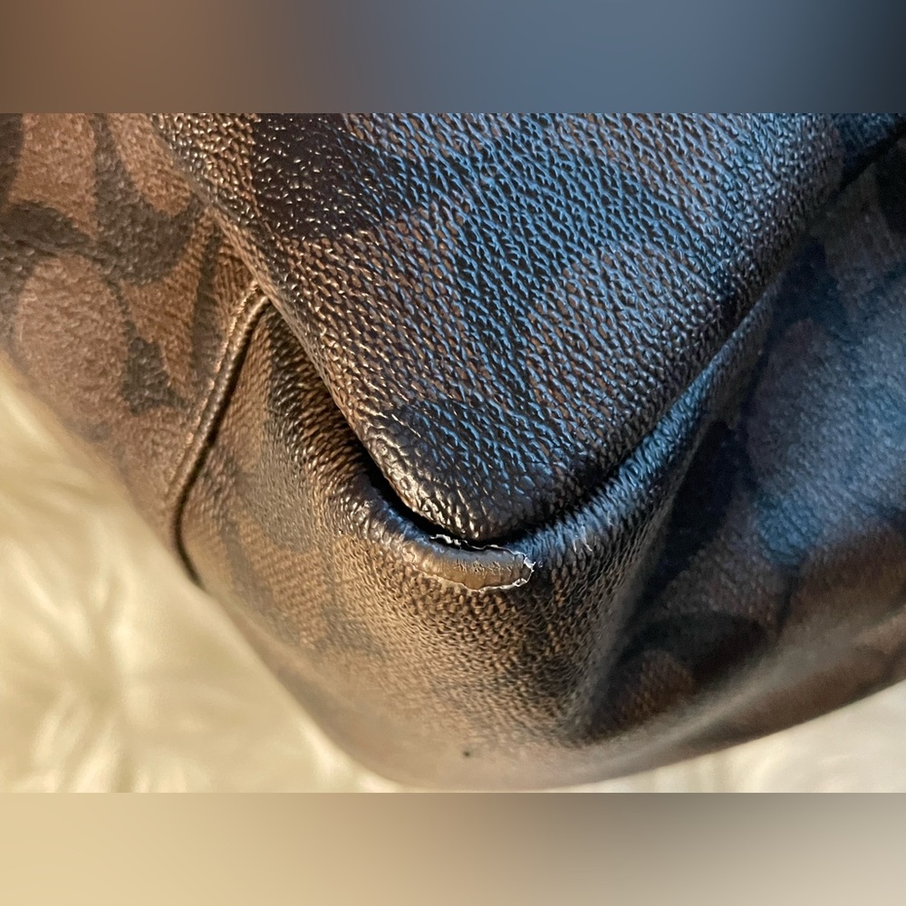Coach Brown Signature Tote - Picture 8 of 16
